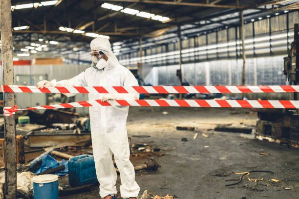 Professional Biohazard technician working in Plymouth, MI
